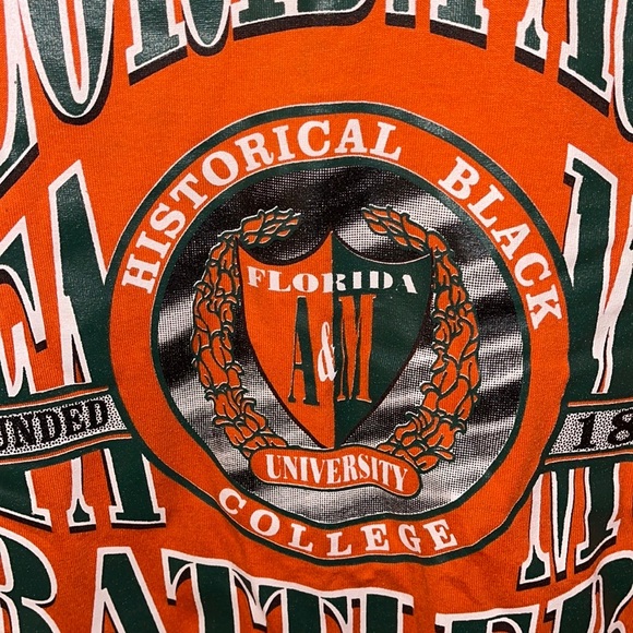 Vintage Single Stitch Florida A&M Rattlers Shirt - Picture 3 of 6